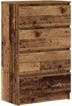vidaXL Sideboard Altholz-Optik 60x35x98,5 cm Holzwerkstoff (861128)