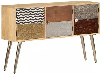 vidaXL Sideboard 120 x 30 x 75 cm Massivholz Mango (247341)