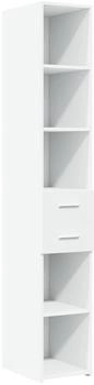 vidaXL Highboard Weiß 30x42,5x185 cm Holzwerkstoff (846236)