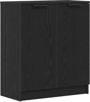 vidaXL Sideboard Schwarz 60 x 30 x 70 cm Holzwerkstoff (862086)