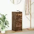 vidaXL Sideboard Räuchereiche 29,5x34x76 cm Holzwerkstoff (861638)