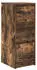 vidaXL Sideboard Räuchereiche 29,5x34x76 cm Holzwerkstoff (861638)