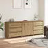 vidaXL 3-tlg. Sideboard Artisan-Eiche Holzwerkstoff (3329180)