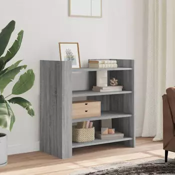 vidaXL Sideboard Grau Sonoma 73,5x35x75 cm Holzwerkstoff (848393)