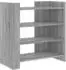 vidaXL Sideboard Grau Sonoma 73,5x35x75 cm Holzwerkstoff (848393)
