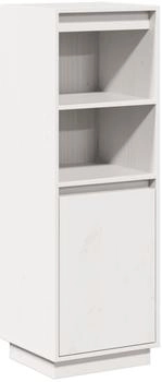 vidaXL Highboard Weiß 37x34x110 cm Massivholz Kiefer (813516)