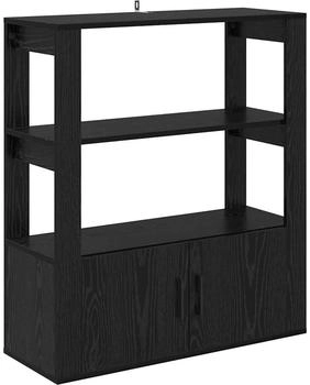 vidaXL Sideboard Schwarze Eiche 30 x 80 x 90 cm Holzwerkstoff (881095)