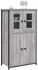 vidaXL Highboard Grau Sonoma 62x32x106,5 cm Holzwerkstoff (834208)