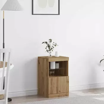 vidaXL Sideboard Eiche handwerklich 41 x 37 x 67 cm Holzwerkstoff (863037)
