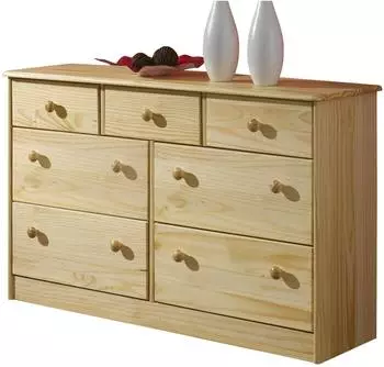 Idimex RONDO Anrichte 7 Schubladen Möbel Holz Kiefer massiv Landhaus (8007)