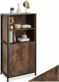 TecTake Doncaster 60 x 38 x 125 cm Industrial Style Dunkel Rustikal (404752)