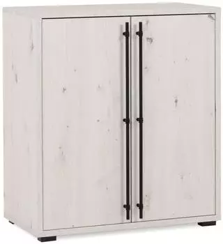 Finori Almo 01A Dekor Artisan Oak weiß ABS-Kante Metallgriffe 75 x 85 x 38,5 cm (800000992967)