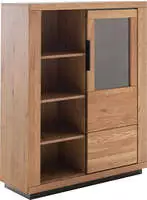 MCA living Kombikommode "Greno Kombi-Highboard" 1 Stk. tlg. durchgehende Lamelle