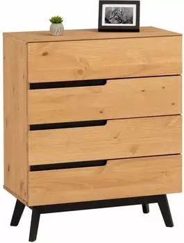 Idimex TIBOR Anrichte Schubladenkommode mit 4 Schubladen nordisch (83913)