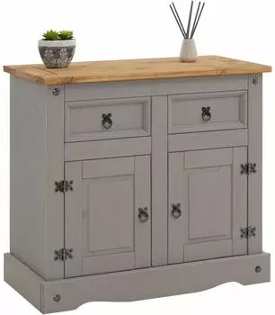 Caro Möbel CARO-Möbel RAMON Mexico Schrank Kiefer massiv Landhausstil Mexico Möbel (93081)