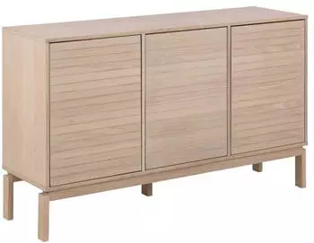 Livetastic ACTONA GROUP mit 3 Türen in Eiche weiss MDF 135,4 x 80 x 40 cm (22967409)