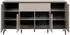 Livetastic Finori 4 Türen 1 Schublade 6 Böden in Sand / Schwarz 175 x 90 x 38 cm (003719)