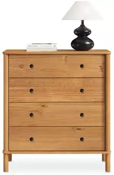 Idimex APOANA Schlafzimmer mit Schubladen aus Massivholz Eiche Finish Eiche (85910)