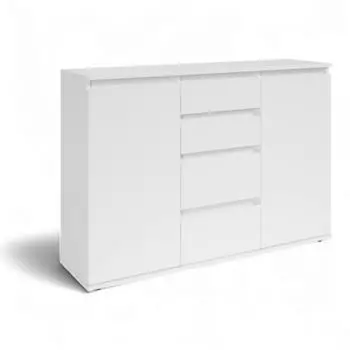 BOXXX Bega Consult 2 T&uuml;ren 4 Sch&uuml;be in wei&szlig; 119 x 84 x 35 cm (43-088-17)
