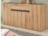 Furn.Design Center (Anrichte in Evoke Eiche mit grau 170 x 87 cm) 4-türig (I-3VVACi51)