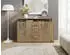 CarryHome Bega Consult Anrichte 4 Türen 4 Schübe Artisan Eiche Dekor 139 x 90 x 34 cm (45-339-R8)
