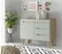 Furn.Design Isgard (in Pistazie und Scandi Eiche 107 x 83 cm) mit Soft-Close-Funktion (800000908129)