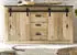 Furn.Design Stove (mit Scheunentorbeschlag und Apothekergriffen Altholz Dekor 161 cm) Soft-Close (800000940056)