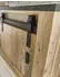 Furn.Design Stove (mit Scheunentorbeschlag und Apothekergriffen Altholz Dekor 161 cm) Soft-Close (800000940056)