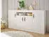 Furn.Design Fiastra (Anrichte in Pinie weiß Landhaus 200 cm) 10 Fächer Soft-Close-Funktion (800001009127)