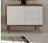 Furn.Design Helge (in weiß und Eiche Riviera 107 x 83 cm) skandinavisches Design (800001009139)