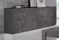Home affaire Sideboard "Prisma Breite 241, Kommode 4 T&uuml;ren, Anrichte" Front mit
