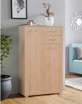 Priess Kombikommode Holzwerkstoff edelbuchefarben 82x135x38cm (70160869-0)