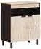 vidaXL Sideboard mit Tür Massivholz Mango White Wash 60x33x75cm (4017889)