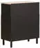 vidaXL Sideboard mit Tür Massivholz Mango White Wash 60x33x75cm (4017889)