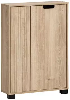 Schildmeyer Emmik Stauraumschrank 59,8x19,5x85,2cm Wei&szlig; Eiche (159448)