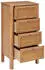 Atmosphera Tiria Chiffonier Eschenholzfurnier 4 Schubladen 55x38cm (3560232687310)