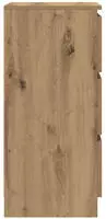 vidaXL Sideboard Artisan-Eiche 37,5x35x76 cm Holzwerkstoff