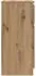 vidaXL Sideboard 3 Schubladen Artisan Eiche Holzwerkstoff 37,5x35x76cm
