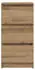 vidaXL Sideboard 3 Schubladen Artisan Eiche Holzwerkstoff 37,5x35x76cm