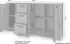 byLIVING Faro Sideboard Artisan Eiche, 3 Türen & 3 Schubkästen, 160x84x40cm (55269441-0)