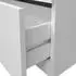 LOUNGITUDE Low Cost Kommode 3 Schubladen, Artik Weiß, 80x77x38cm (WSS917BLC)