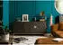Massivmoebel24 Diamond Sideboard Mangoholz 180x40x77cm grau geölt (09-330-760-0010)
