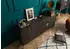 Massivmoebel24 Diamond Sideboard Mangoholz 180x40x77cm grau geölt (09-330-760-0010)