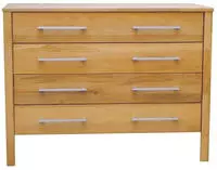 Home affaire Schubkastenkommode "Modesty" aus massiver Kernbuche, mit 4...