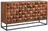Wohnling Sideboard 145x81x45cm Sheesham Massivholz & Metall Industrial (WL6.545)