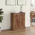 vidaXL Aufbewahrungsschrank Massivholz Teak 65x30x75cm (42017953)