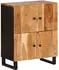 vidaXL Sideboard 4 Türen Akazienholz Massiv 60x33x75cm