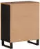 vidaXL Sideboard 4 Türen Akazienholz Massiv 60x33x75cm