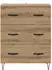 vidaXL Sideboard Artisan-Eiche 69,5x34x90cm Verbundholz und Eisen (881496)