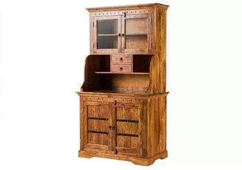 Massivmoebel24 Oxford Buffet Akazie 106x60x196cm honig lackiert (09-322-610-0P33)